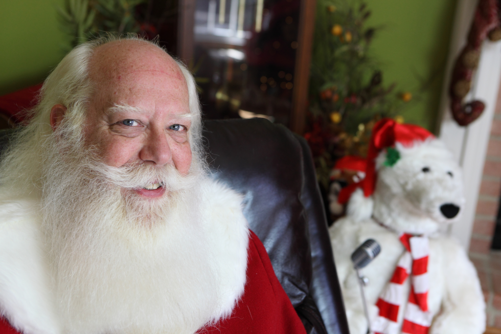 portraying Santa goes virtual